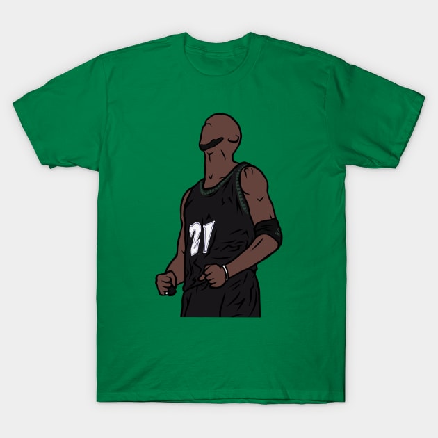 Kevin Garnett Celebration T-Shirt by rattraptees